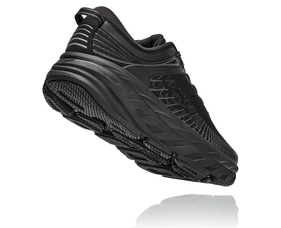 Hoka One One Tenisky Panske Čierne - Bondi 7 - 71438-DENW